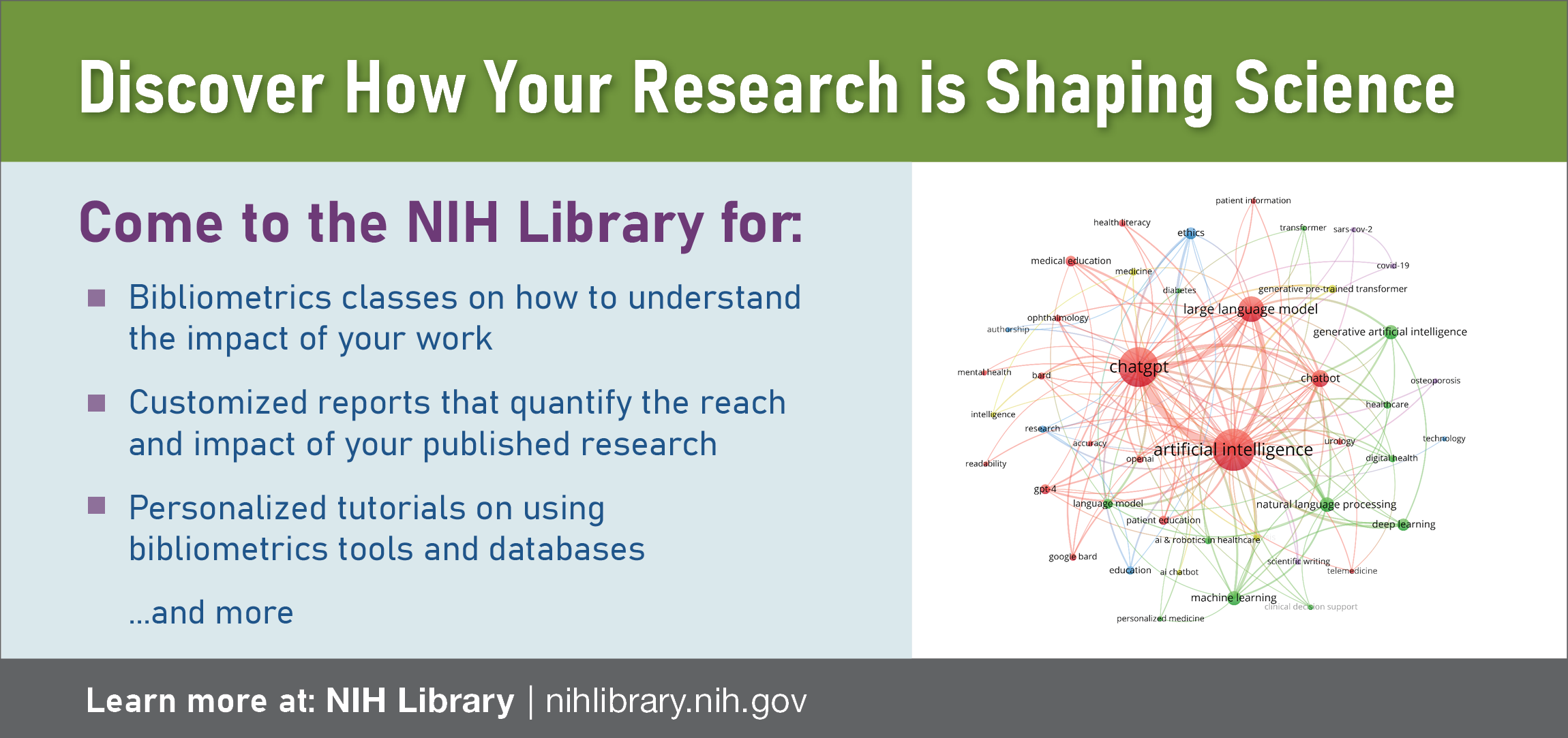   Discover the Impact of Your Research with the NIH Library